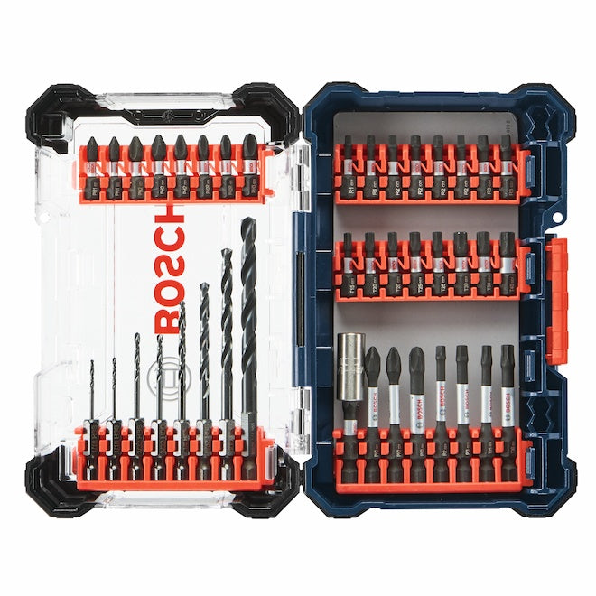 Bosch Steel Impact Driver Bits - 40-Pieces Set - Case - Each