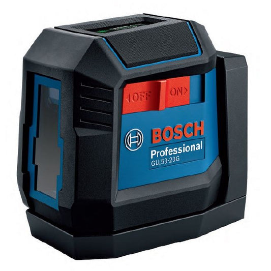 Bosch VisiMax Self-Leveling Cross-Line Laser with Support Green Beam 50-ft - Each