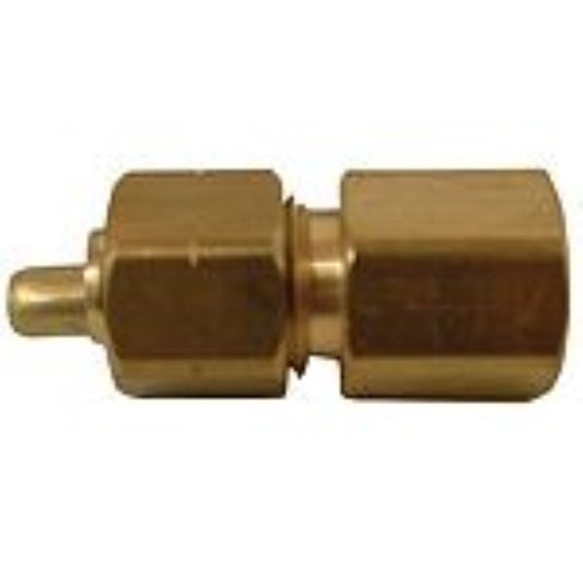 Sioux Chief 5/16-in x 1/4-in Brass Compression Adapter - Each