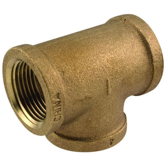 Sioux Chief 1-in diameter Brass Plumbing Tee - Each