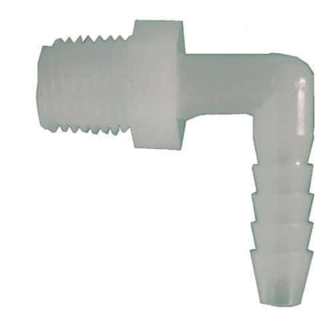 Sioux Chief 3/8-in x 1/2-in White Plastic Elbow -