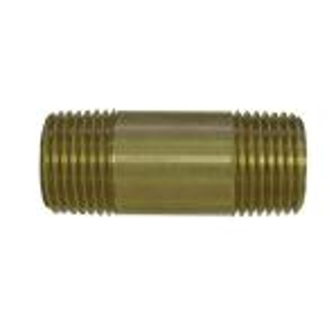 Sioux Chief 3/4-in diameter x 4-in long Brass Nipple Fitting - Each