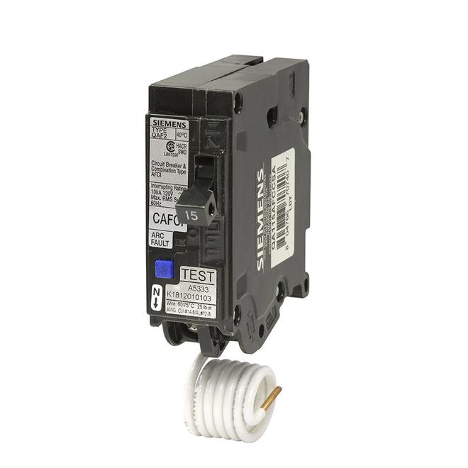 Siemens 15-Amp Single Pole 120-volt Plug-On Combination AFCI Breaker-Each