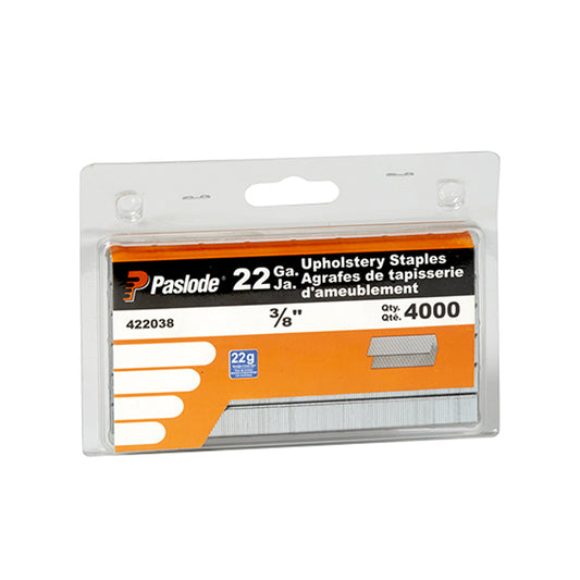 Paslode 4000-Pack 22GA 3/8-in Upholstery Staples - Box