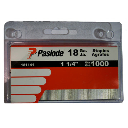 Galvanized Staples - 18GA - 1 1/4" - 1000 Pack - Box