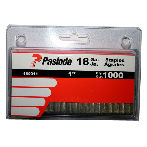 Galvanized Staples - 18GA - 1" - 1000 Pack - Box