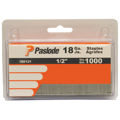 Galvanized Staples - 18GA - 1/2" - 1000 Pack - Box