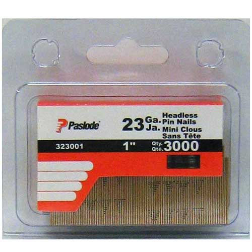 Pin Nails - Headless - Strip - 23GA - 1" - 3000/Box - Box