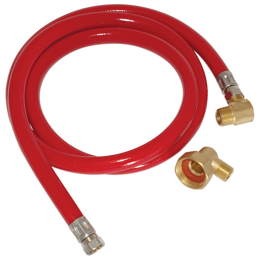 3/4-in Dia x 5-ft 800-PSI PVC Threaded Dishwasher Connector - Each