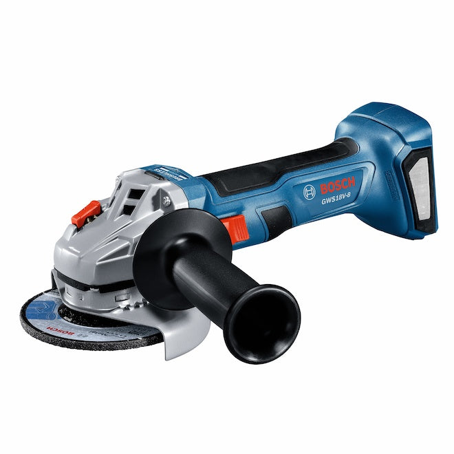 Bosch Angle Grinder Cordless 18V 4.5-in with Slide Switch (Bare Tool) - Each