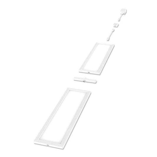 Good Earth Lighting LED Flat Panel 2-Pack 23.62-in Plug-in LED Light Bar Under Cabinet Light-