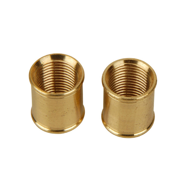 Portfolio 2-Pack 0.38-in x 0.63-in Antique Brass Metal Couplings-