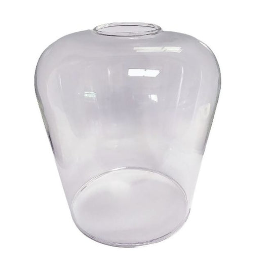 Style Selections 5.98-in H x 5.24-in W Clear Clear glass Vanity light shade-