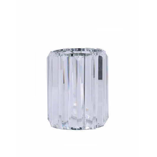Style Selections Clear Ribbed Glass Vanity Shade-