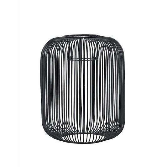 Portfolio Black Caged Cylinder Shade-