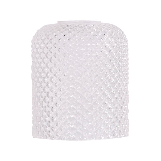Portfolio Clear Textured Glass Shade-
