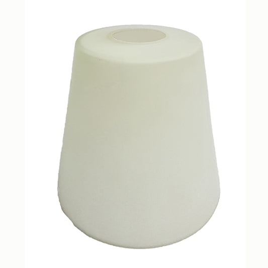 Portfolio White Cone Glass Shade-