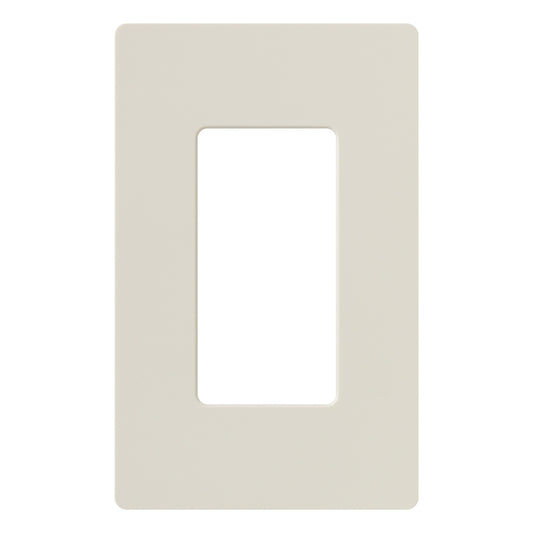 Lutron Claro 1-Gang Decorator Rocker Wall Plate Light Almond-Each