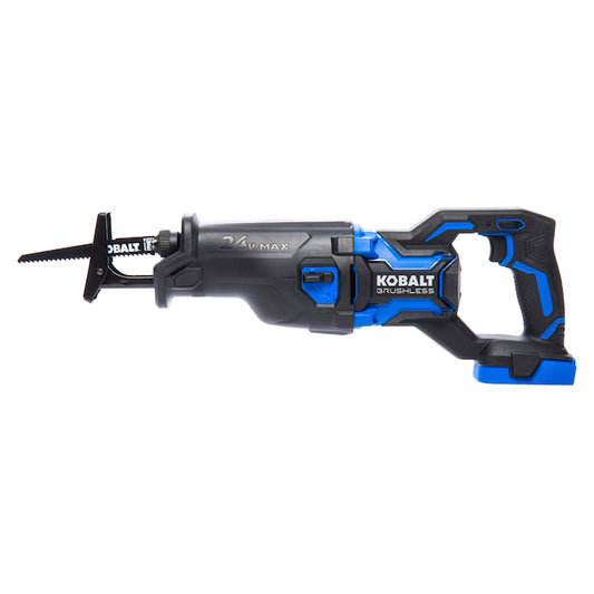 Kobalt 224-V Max XTR Variable Speed Reciprocating Saw - Cordless - Black and Blue - Bare Tool without Battery - Each