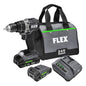 Flex 24-V Cordless Hammer Drill - 1/2-in - 2 Batteries Included - Each