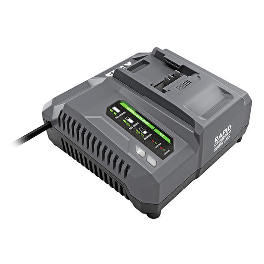 Flex 24-V 280-W Battery Charger - Charge Level Indicator - Grey - Each