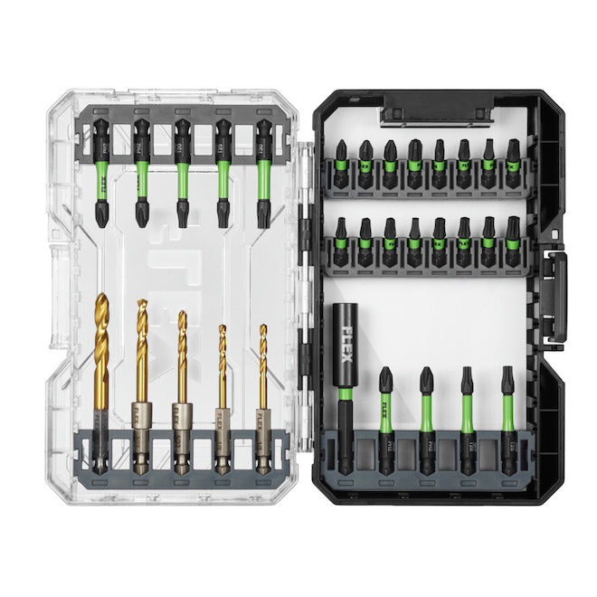 FLEX 31-Piece Impact Drill/Driver Bit Set - Each