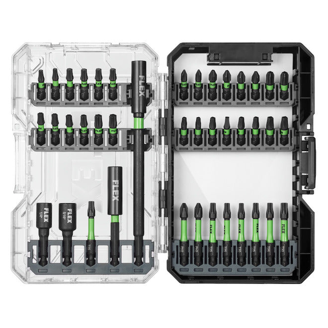 FLEX 41-Piece Impact Drill/Driver Bit Set - Each