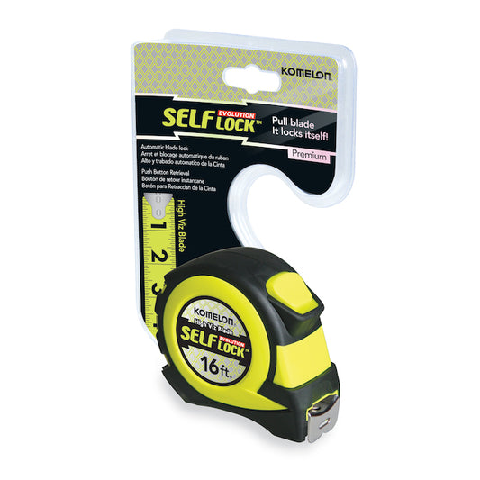 Komelon 16-ft Evolution Self-Lock High-Viz Tape Measure - Each