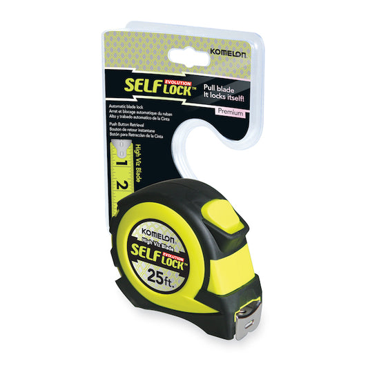 Komelon 25-ft Evolution Self-Lock High-Viz Tape Measure - Each