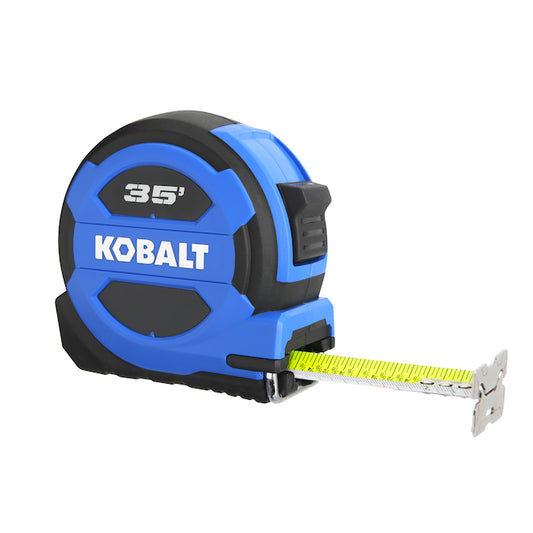 Kobalt 35-ft Blue Self-Locking Measuring Tape - Each