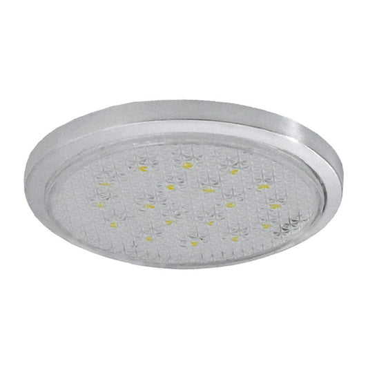 Bazz 1-Light LED Puck - Chrome/White-