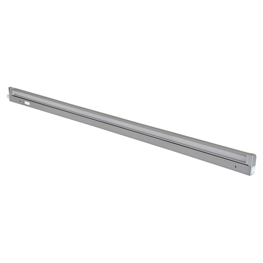Bazz Plug-in Under-Cabinet Light Bar - LED - 23-in - Silver-
