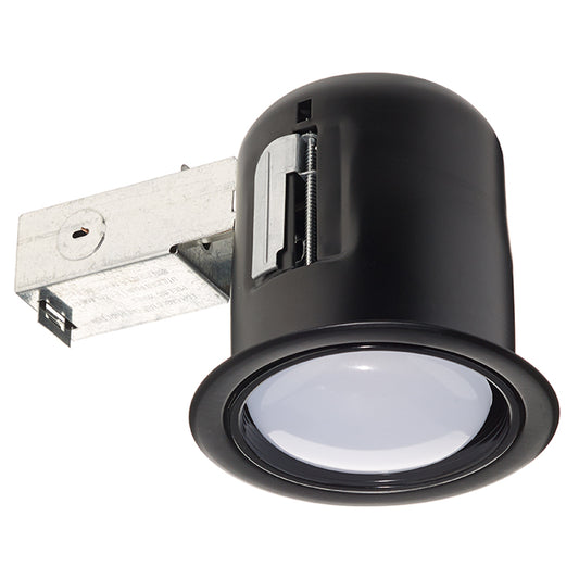 Bazz LED EXT 4.5-in Recessed Soffit Light - 11 W LED PAR30 - Matte Black-