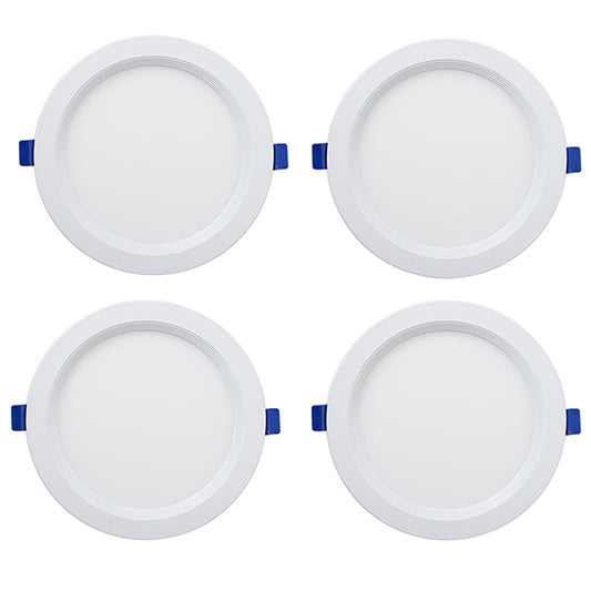 Bazz LED Box Recessed Light Wafer for Bedroom Retrofit and New Construction - Energy Star Qualified - Matte White Finish-