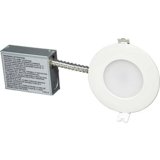 Bazz Smart Home Wi-Fi Mood 4-in 11W Matte White Recessed LED Light-