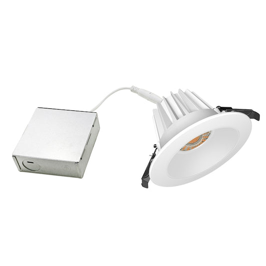 Bazz White 4-5/8-in Dimmable LED Recessed Light - 12W - Anti-Glare-