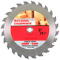 EAB Carbide Saw Blade - 9-in dia - 24 Teeth - Circular - Exchangeable - 7,500 RPM - Each