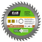 EAB Tool Carbide Saw Blade for Shelving - 7 1/4" x 40 Teeth - Exchangeable - Each