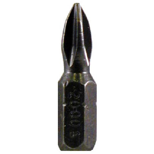 EAB Recyclable Drywall Standard Phillips Industrial Screwdriver Bit - #2 x 1-in L - Hex Shank - Steel Alloy - Each