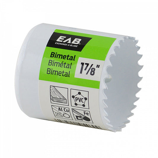 EAB Recyclable and Exchangeable Industrial M3 Hole Saw - 1 7/8-in Dia - 1 5/8-in Cutting Depth - Bi-Metal - Non-Arboured - Each