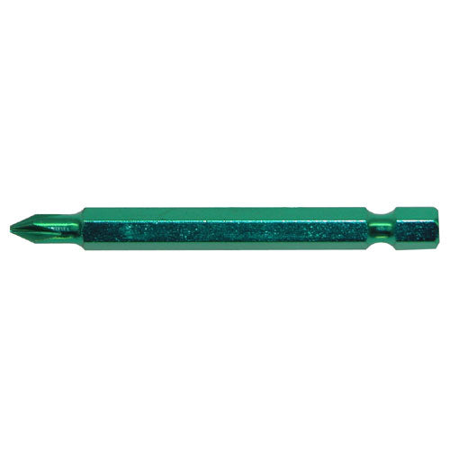 EAB Tool Colored Bit Industrial Screwdriver Bit - 2" PH #1 - Recyclable - Each