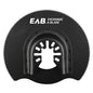 EAB Professional 3 3/8-in Angled Oscillating Blade - 3/4-in Cutting Depth - High-Carbon Steel - For Wood and Drywall - Each