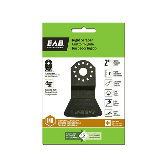 EAB Industrial Rigid Scraping Blade - 2-in W - 1 1/2-in Cutting Depth - Steel - Each