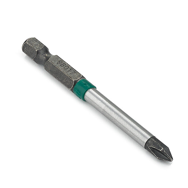 EAB Stay Sharp Industrial Impact Phillips Screwdriver Bit - Recyclable S2 Spring Steel - 1/4-in Hex Shank - #1 2 3/4-in - Each