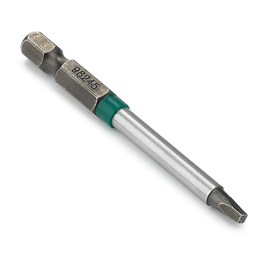 EAB Stay Sharp Industrial Impact Square Screwdriver Bit - Recyclable S2 Spring Steel - 1/4-in Hex Shank - 2 3/4-in - Each