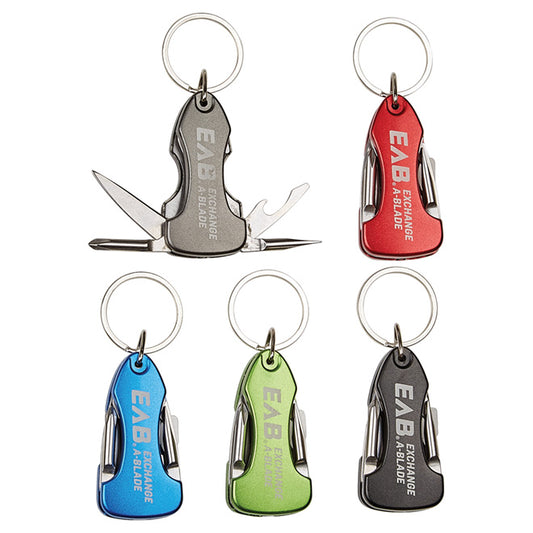 Exchange-a-Blade 5-in-1 Key Chain - Recyclable - Aluminum and Stainless Steel - Each