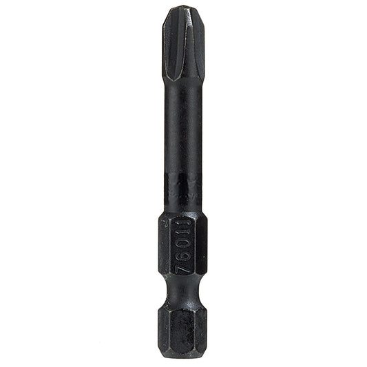 EAB Industrial Torsion Phillips Screwdriver Bit - Recyclable S2 Spring Steel - 1/4-in Hex Shank - #3 2-in - Each