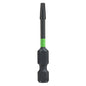 EAB Industrial Torsion Square Screwdriver Bit - Recyclable S2 Spring Steel - 1/4-in Hex Shank - #1 2-in - Each