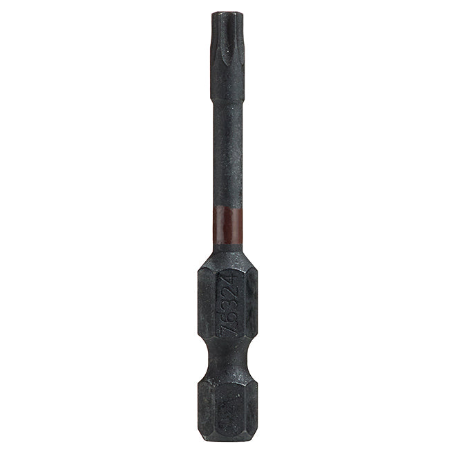 EAB Industrial Torsion Impact Torx Screwdriver Bit - Recyclable S2 Spring Steel - 1/4-in Hex Shank - T20 2-in - Each