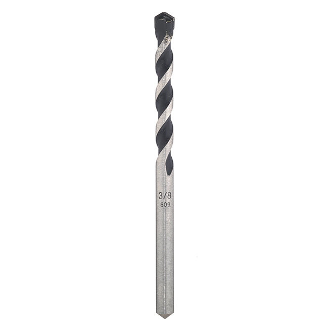 EAB Masonry Drill Bit - 3/8-in x 6-in - Carbide Tip - 3 1/4-in Cutting Depth - Each